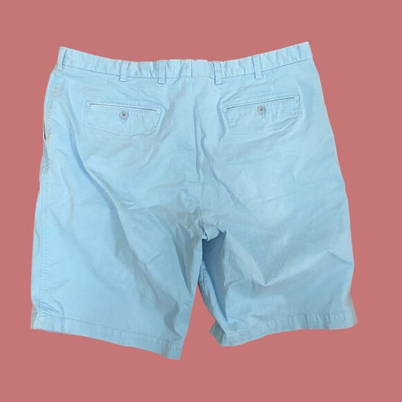 Bugatchi Sky Blue Stretch Cotton Shorts Size 38 - Picture 3 of 8